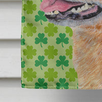 Australian Cattle Dog St. Patrick's Day Shamrock  Flag Canvas House Size