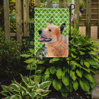 Australian Cattle Dog St. Patrick's Day Shamrock Flag Garden Size