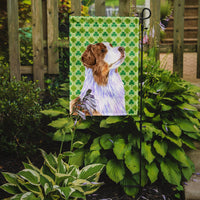 Australian Shepherd St. Patrick's Day Shamrock Flag Garden Size