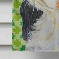 Cavalier Spaniel St. Patrick's Day Shamrock Portrait Flag Canvas House Size