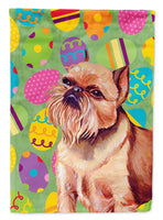 Brussels Griffon Easter Eggtravaganza Flag Canvas House Size