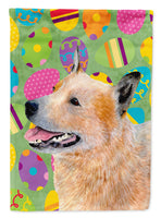 Australian Cattle Dog Easter Eggtravaganza Flag Canvas House Size