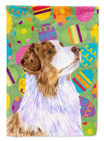 Australian Shepherd Easter Eggtravaganza Flag Canvas House Size