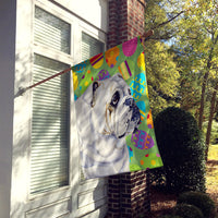 Bulldog English Easter Eggtravaganza Flag Canvas House Size