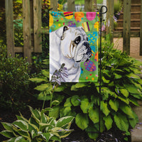 Bulldog English Easter Eggtravaganza Flag Garden Size