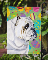 Bulldog English Easter Eggtravaganza Flag Garden Size