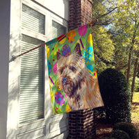 Cairn Terrier Easter Eggtravaganza Flag Canvas House Size