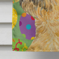 Border Terrier Easter Eggtravaganza Flag Canvas House Size