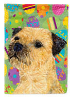 Border Terrier Easter Eggtravaganza Flag Garden Size