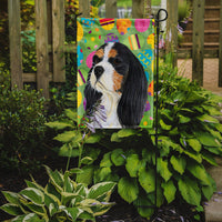 Cavalier Spaniel Easter Eggtravaganza Flag Garden Size