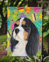 Cavalier Spaniel Easter Eggtravaganza Flag Garden Size