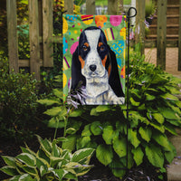 Basset Hound Easter Eggtravaganza Flag Garden Size