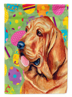 Bloodhound Easter Eggtravaganza Flag Canvas House Size