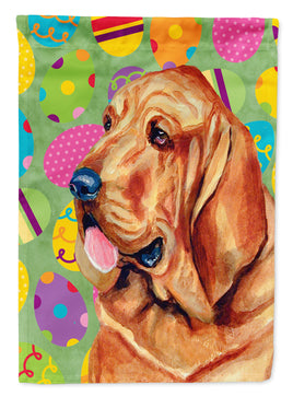 Bloodhound Easter Eggtravaganza Flag Canvas House Size