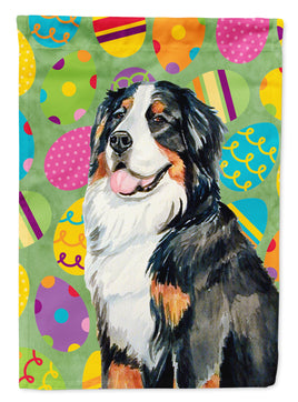 Bernese Mountain Dog Easter Eggtravaganza Flag Canvas House Size