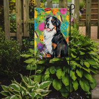 Bernese Mountain Dog Easter Eggtravaganza Flag Garden Size