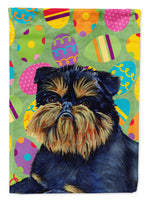 Brussels Griffon Easter Eggtravaganza Flag Garden Size