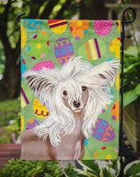 Chinese Crested Easter Eggtravaganza Flag Garden Size