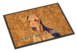 Airedale Wipe your Paws Indoor or Outdoor Mat 18x27 LH9453MAT