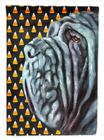 Neapolitan Mastiff Candy Corn Halloween Flag Canvas House Size LH9547CHF