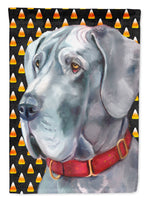 Great Dane Candy Corn Halloween Flag Canvas House Size LH9549CHF