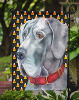 Great Dane Candy Corn Halloween Flag Garden Size