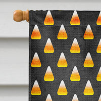 Black Great Dane Candy Corn Halloween Flag Canvas House Size LH9550CHF