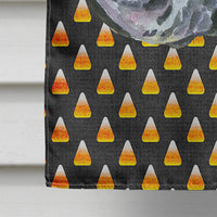 Black Great Dane Candy Corn Halloween Flag Canvas House Size LH9550CHF