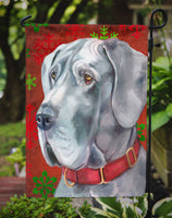 Great Dane Red Snowflakes Holiday Christmas Flag Garden Size LH9577GF