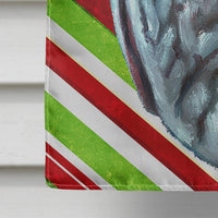 Neapolitan Mastiff Candy Cane Holiday Christmas Flag Canvas House Size LH9589CHF