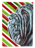 Neapolitan Mastiff Candy Cane Holiday Christmas Flag Canvas House Size LH9589CHF