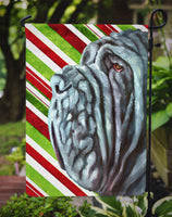 Neapolitan Mastiff Candy Cane Holiday Christmas Flag Garden Size LH9589GF