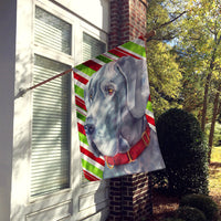 Great Dane Candy Cane Holiday Christmas Flag Canvas House Size LH9591CHF