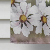 Chihuahua White Flowers Flag Canvas House Size MH1019CHF