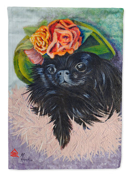 Black Pekingese Flag Canvas House Size MH1038CHF