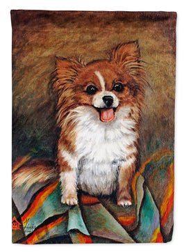 Cecilia Chihuahua Long Hair  Flag Garden Size MH1039GF