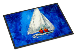 Twos Company Sailboat Doormat