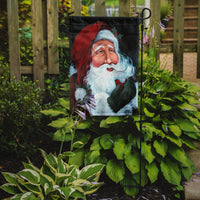 A Little Bird Told Me Santa Claus Flag Garden Size PJC1001GF