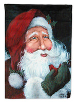 A Little Bird Told Me Santa Claus Flag Garden Size PJC1001GF