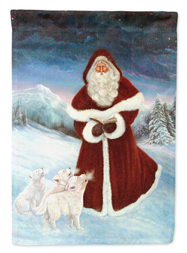 A Spirit of Harmony Santa Claus Flag Canvas House Size PJC1002CHF