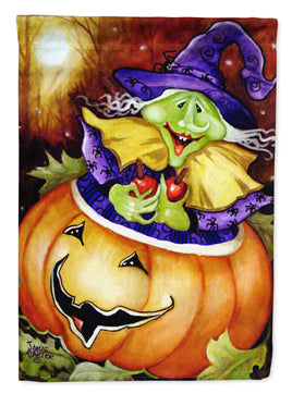 Bewitched and Glowing Halloween Flag Canvas House Size PJC1004CHF