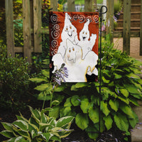 Ghostly Crew Halloween Flag Garden Size