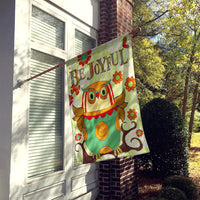 Be Joyful Owl Flag Canvas House Size PJC1028CHF