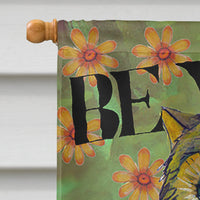 Be Wise Owl Flag Canvas House Size PJC1029CHF