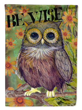 Be Wise Owl Flag Canvas House Size PJC1029CHF