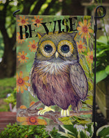 Be Wise Owl Flag Garden Size