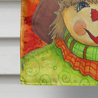 Harvey and the Scarecrow Fall Flag Canvas House Size PJC1062CHF