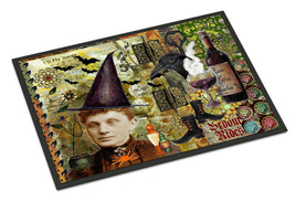 Broom Rides and Spells Halloween Indoor or Outdoor Mat 24x36 PJC1069JMAT