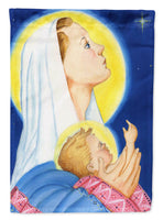 Jesus and Mary Star of Wonder Christmas Flag Canvas House Size PJH3025CHF