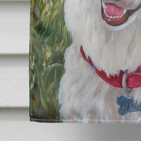 Australian Shepherd Scarlet Flag Canvas House Size PPP3009CHF